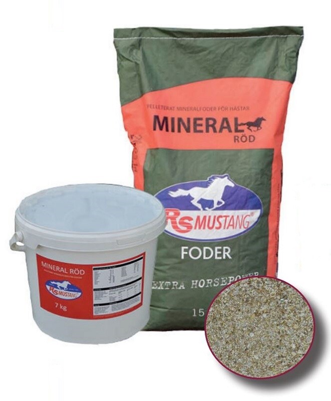 Mineraler från RS Mustang - Röd - Hogsta Ridsport
