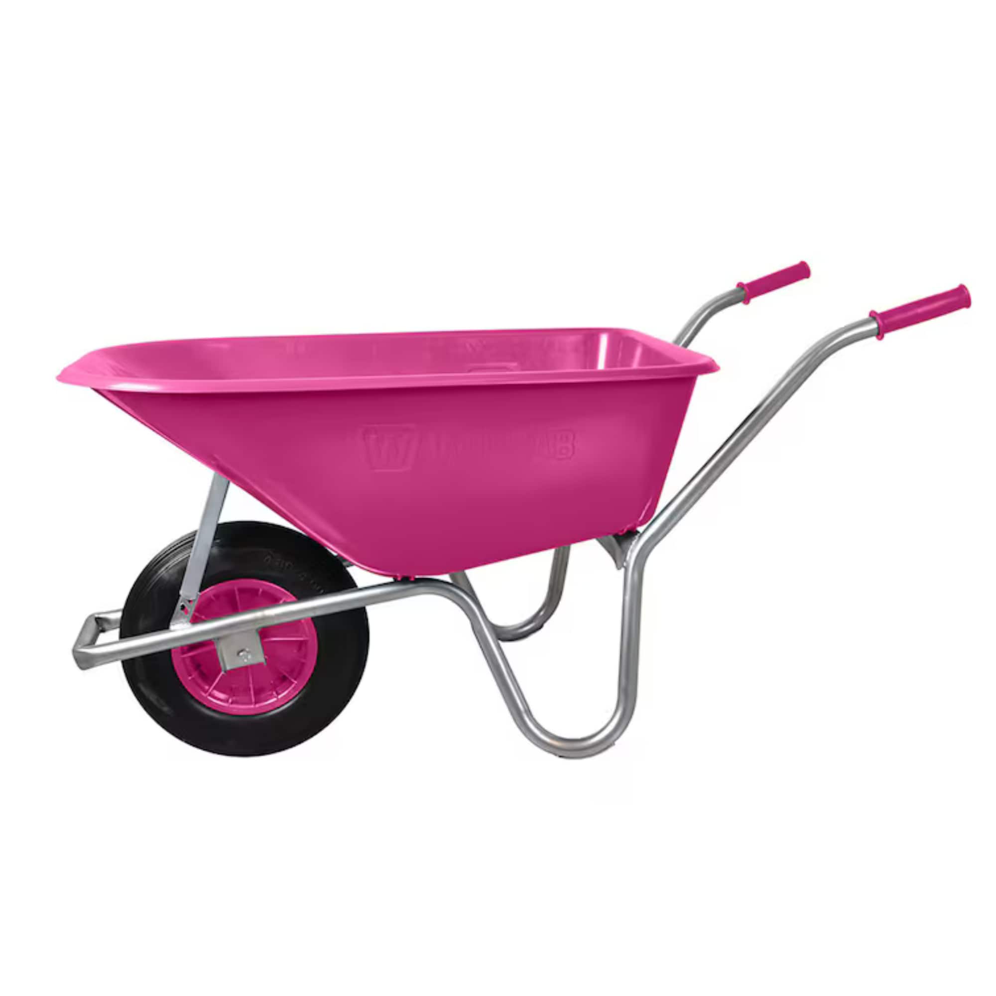 Rosa skottkärra 100 liter