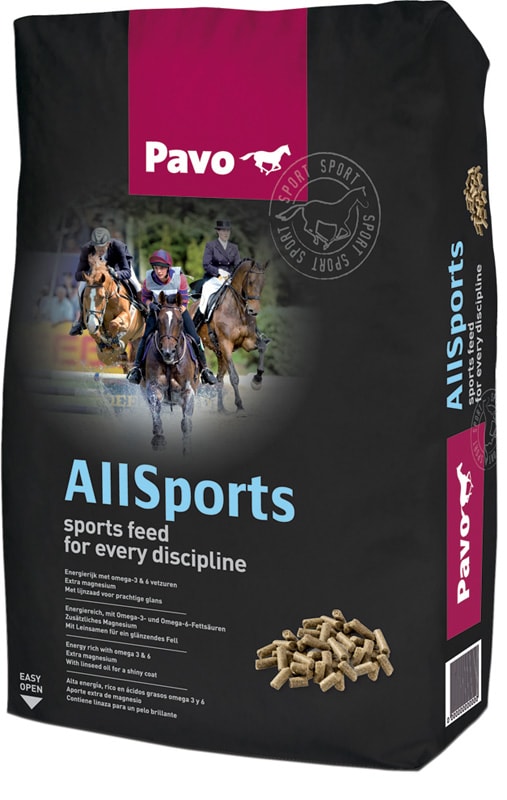 Pavo AllSports 20 kg säck. Hogsta Foderbutik.