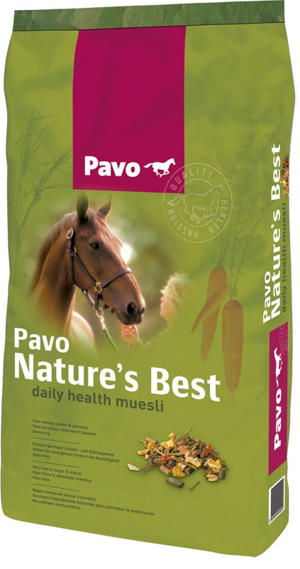 Pavo Nature´s Best 15 kg säck. Hogsta Foderbutik