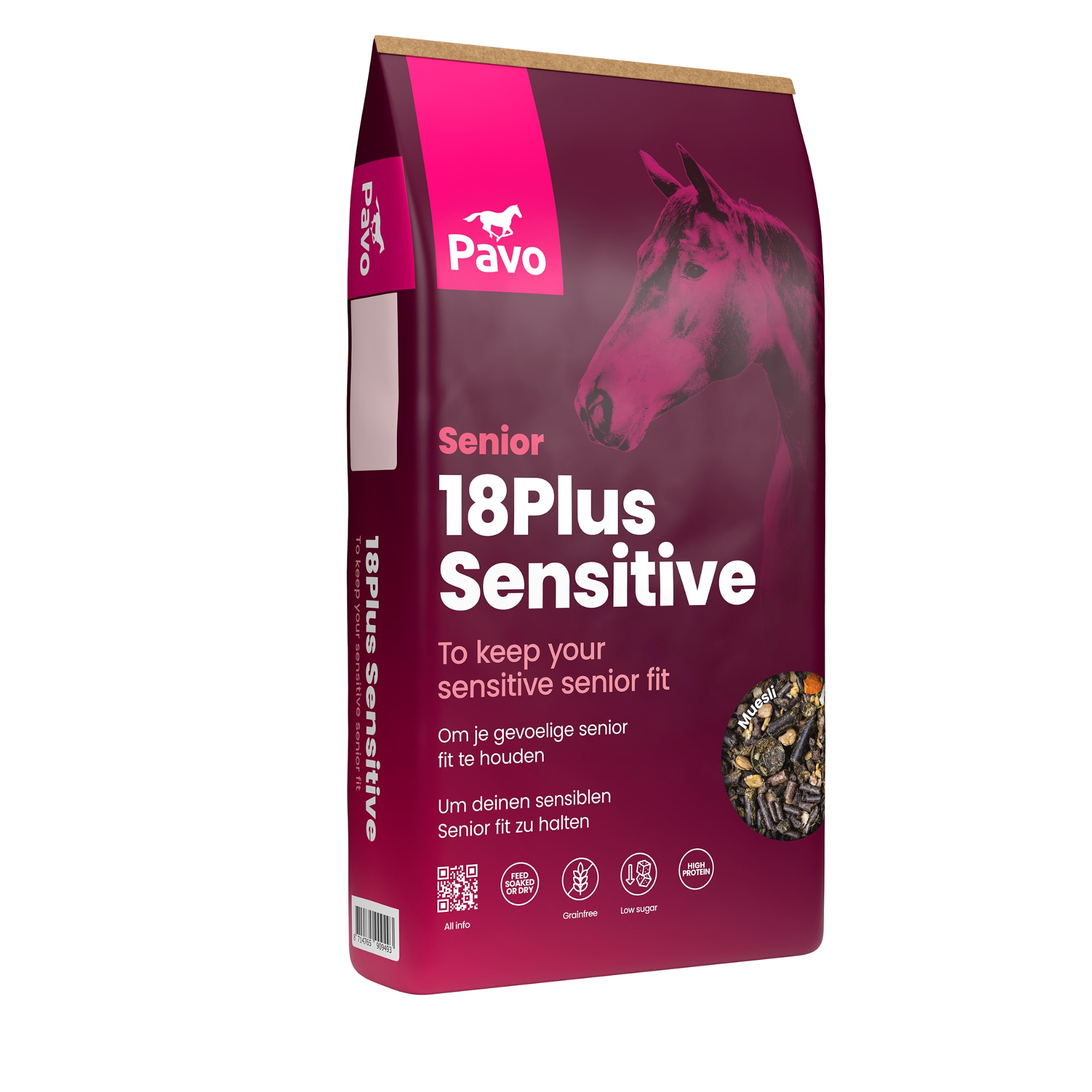 Pavo 18 Plus Sensitive - 15 kg