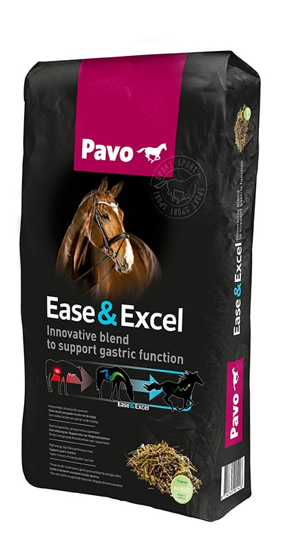 Pavo Ease & Excel 15 kg säck. Hogsta Foderbutik.