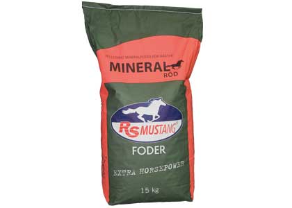Mustang Mineral Röd - 15 kg
