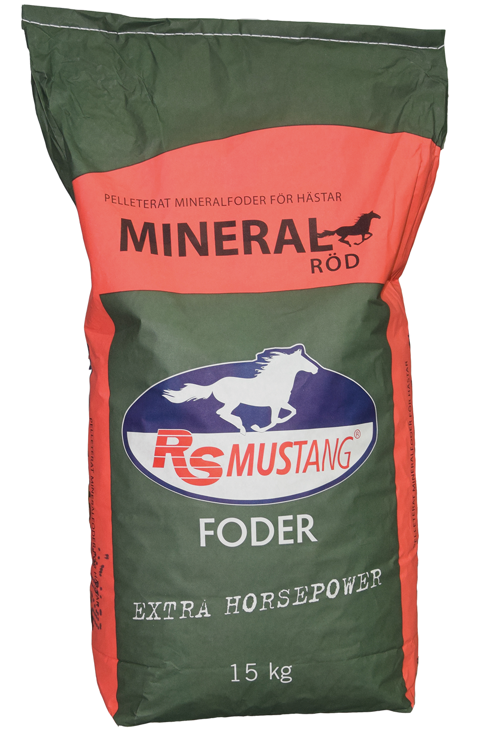Mustang Mineral Röd - 15 kg