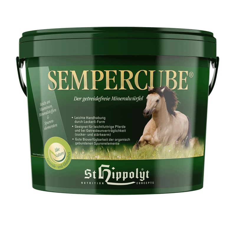 Sempercube mineralfoder 3 kg från St Hippolyt. Hogsta Ridsport.